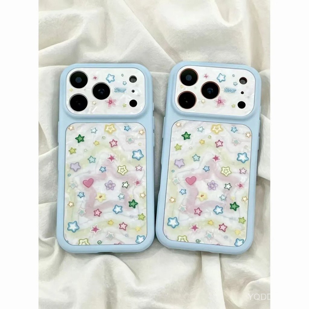 Ốp Điện Thoại Thích Hợp Cho iPhone 11 12 13 14 15 16 17 Pro max Graffiti Ngôi Sao Nhiều Màu Sắc Chốn
