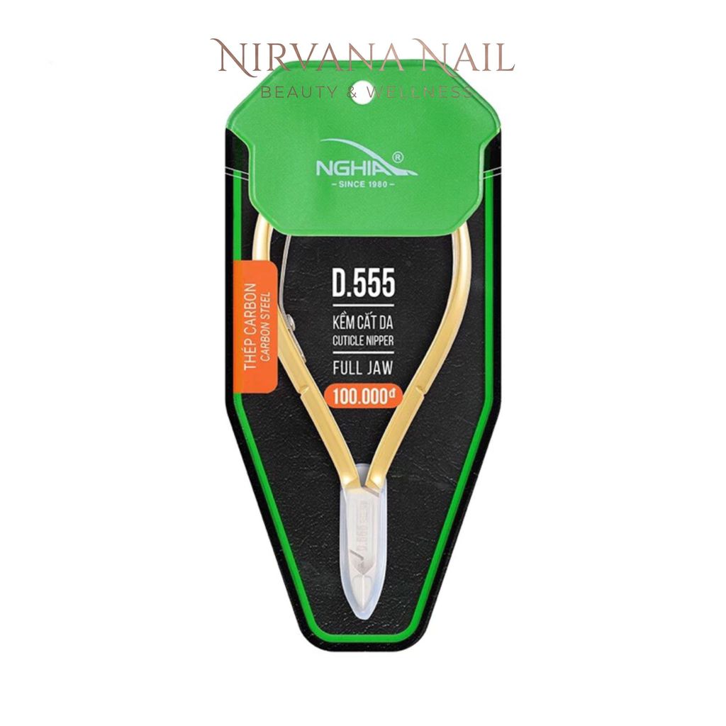 Kềm Cắt Da Nghĩa D555 Kìm Kiềm Nghĩa Chính Hãng Mạ Vàng - Kìm Nhặt Da Nghĩa