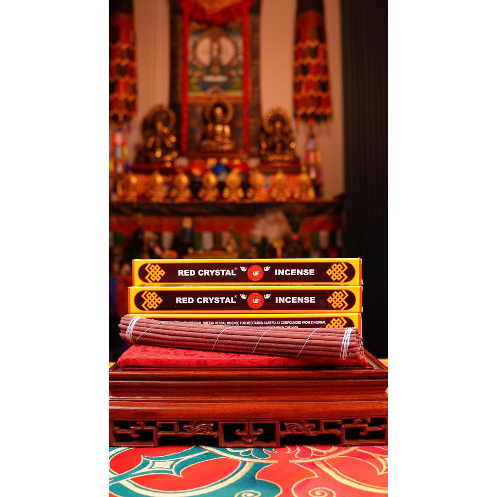 Nhang Cây Thảo Dược Cao Cấp Red Crystal – Thanh Lọc Năng Lượng, Hương Thiền Dịu Nhẹ - Mattongphapbao