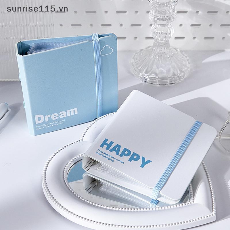 SSVN Chất kết dính thời trang Photocard Chủ Album ảnh có dây thun Thẻ thần tượng sưu tập sách Photoc