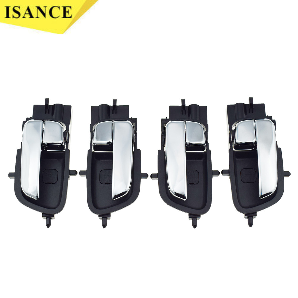 4 Tay nắm cửa bên trong Chrome bên trong phù hợp cho HYUNDAI I20 2008 2009 2010 2011 2012 2013 2014 