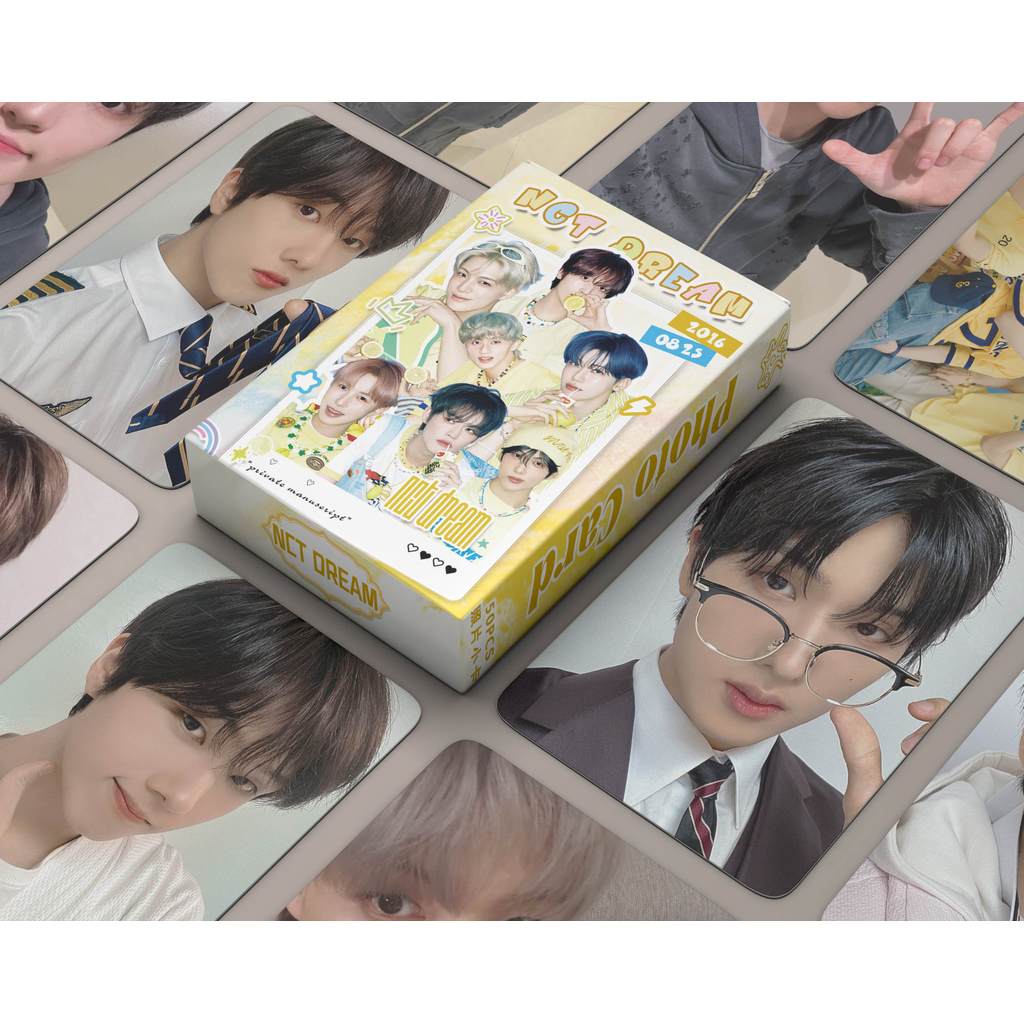 Bộ 50-55 NCT DREAM wish 127 Nation Laser Hologram Lomo Cards JAEMIN CHENLE WayV JISUNG Jeno HAECHAN 