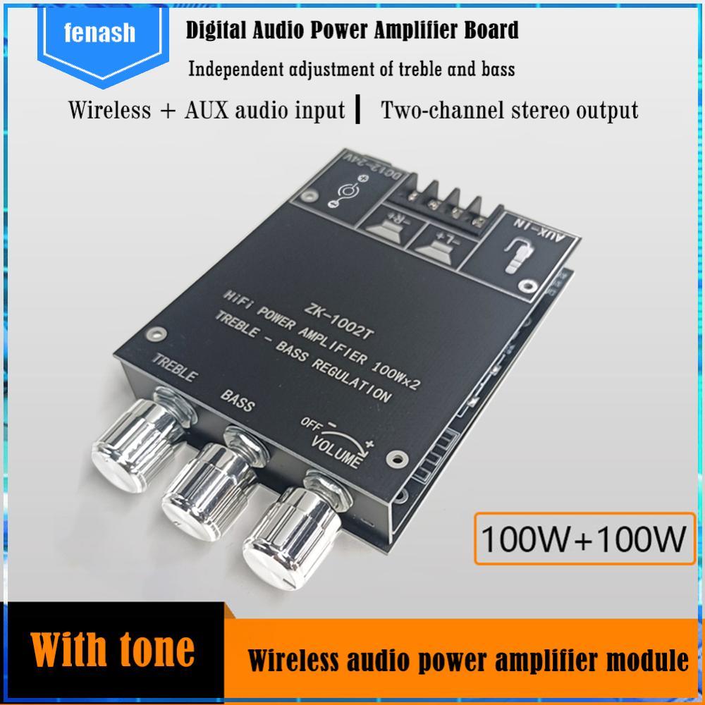 Bảng loa âm thanh nổi HIFI 2.0 tương thích Bluetooth ZK-1002T [fenash.vn]