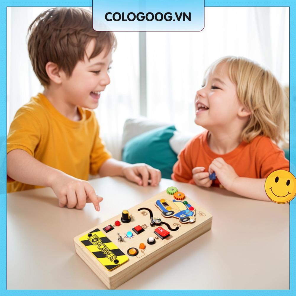 Montessori Busy Board Du Lịch Bằng Gỗ Cho Bé Busy Board Đồ Chơi Du Lịch Cho Bé 1-3