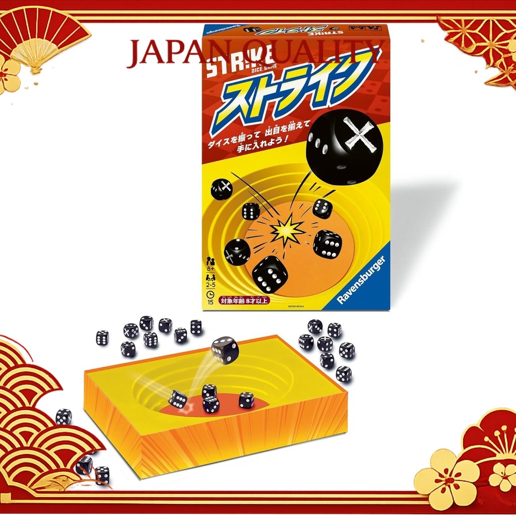 Ravensburger Board Game Strike 24876 6 Dice Game, Table Game, Party Game, Luck Game, Present Birthda