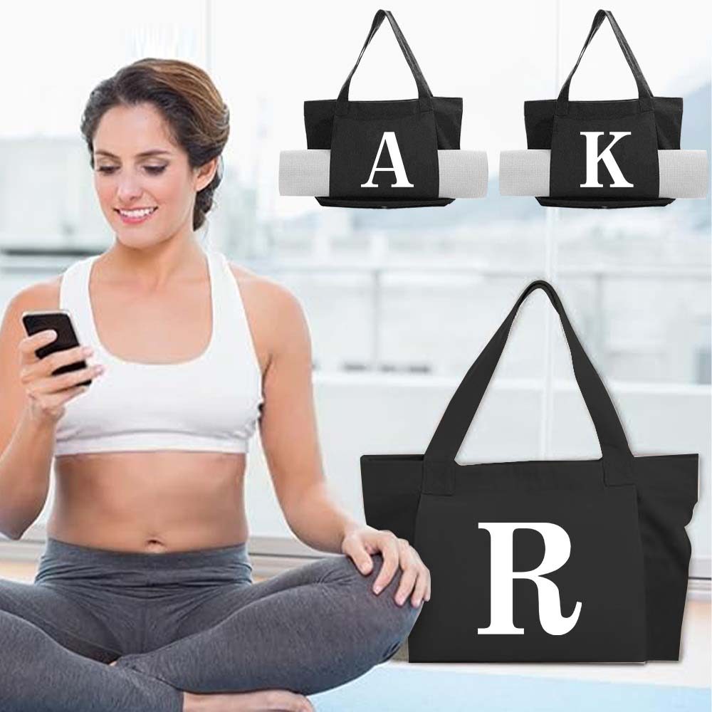 Large Duffle Bag for Travel, Thick Key Bag for Girlfriend's Birthday, Gym/Yoga Bag with White Patter