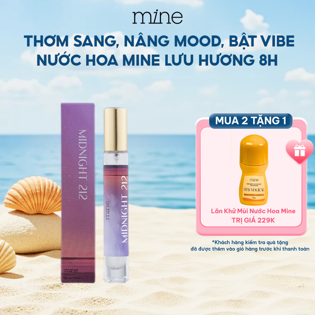 Nước Hoa Mine Midnight 212 Hương Thơm Quyến Rũ Và Ngọt Ngào Ấm Áp 9ml | BigBuy360 - bigbuy360.vn