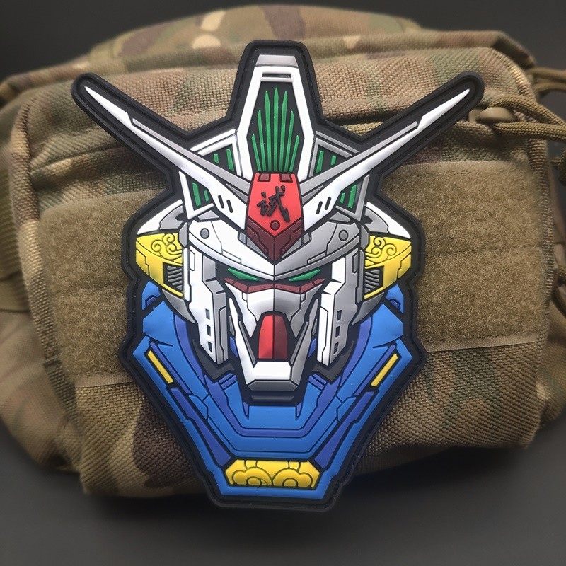 Sản Phẩm Mới Huy Hiệu Pháp Sáng Tạo GP02 Gundam Velcro Huy Hiệu Băng Tay Dạ Quang Độc Đáo Ba Lô Miến