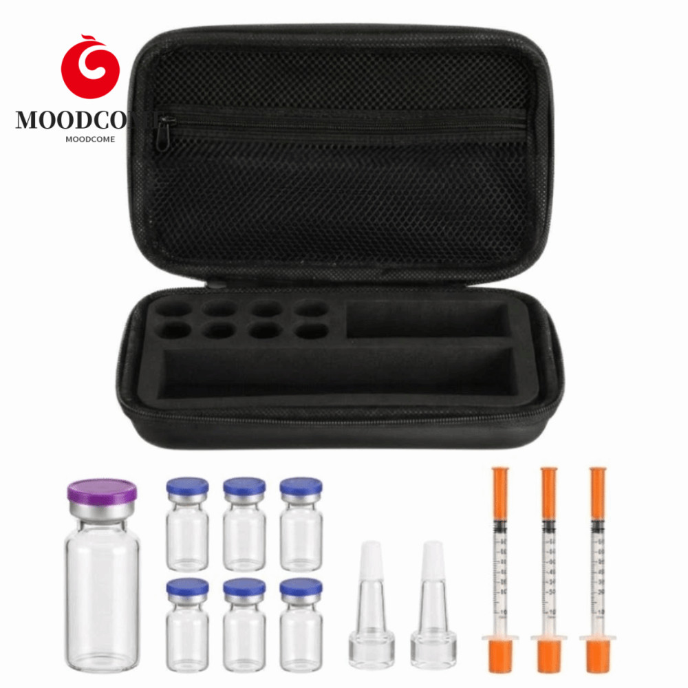Hộp đựng lọ insulin MOODCOME, Hộp đựng tinh dầu chống mài mòn 1-10ML 8 / 10 Slots, Hộp đựng tinh dầu