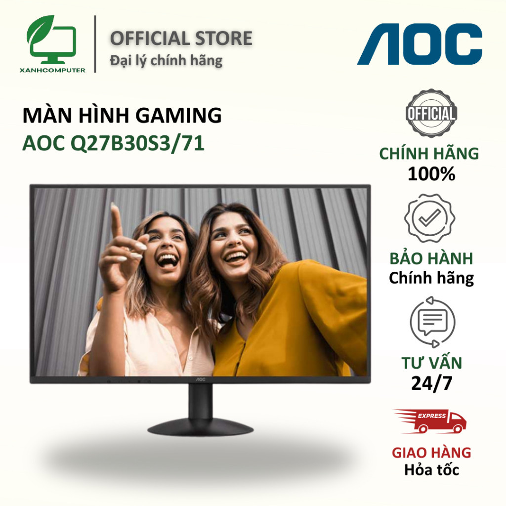 Màn hình AOC Q27B30S3/71 2K IPS 120Hz 1Ms - Hàng chính hãng