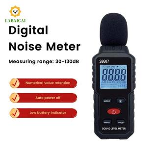 Máy đo tiếng ồn LABAICAI, Máy đo độ ồn kỹ thuật số 30 ~ 130dB, Môi trường chuyên nghiệp Máy đo mức âm thanh cầm tay 0,1 dB Công cụ đo mức âm thanh