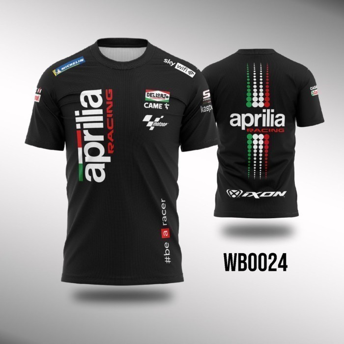 Áo thun đua Motogp Aprilia Microfiber Jersey