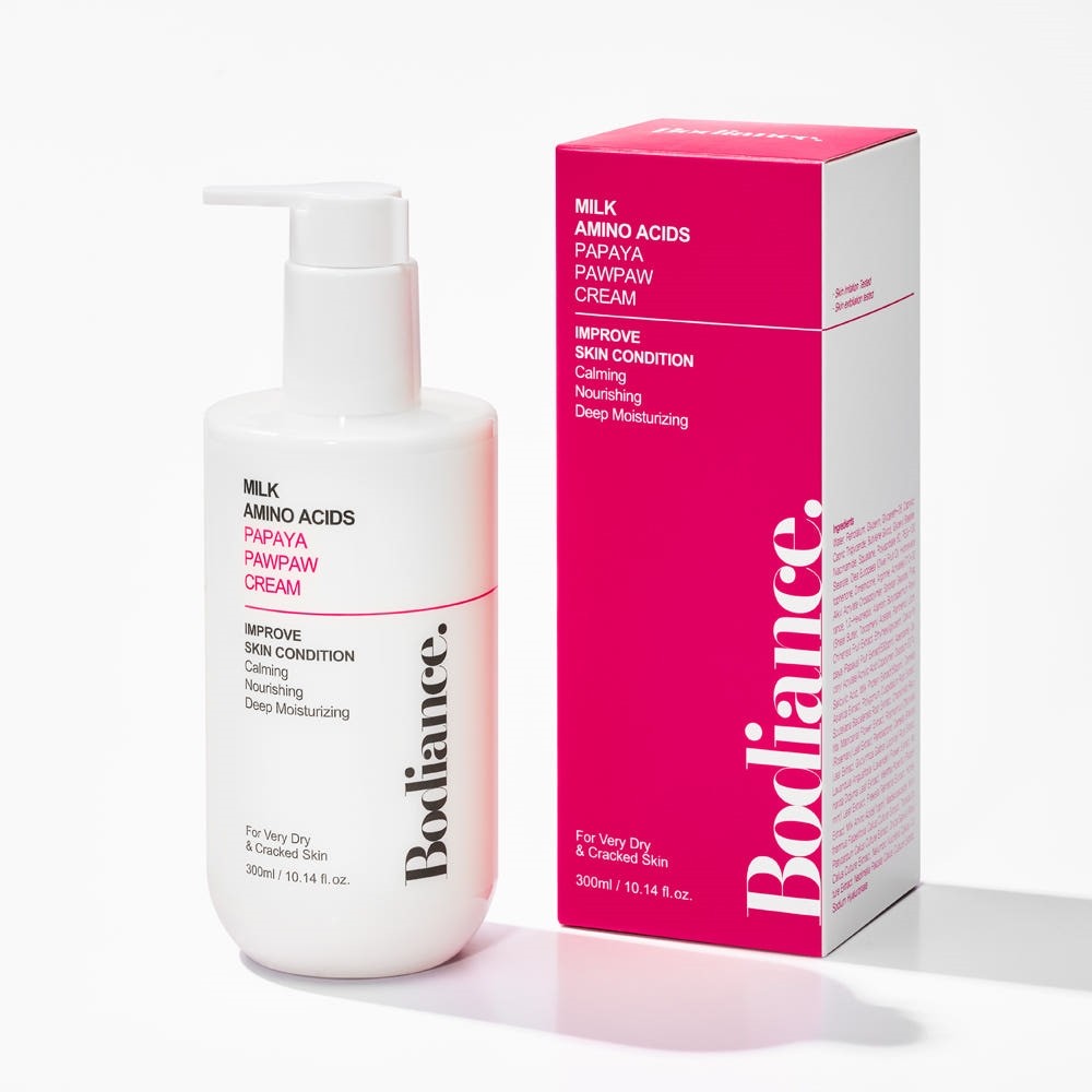 Bodiance Milk Amino Acid Papaya Pawpaw Body Cream 300ml