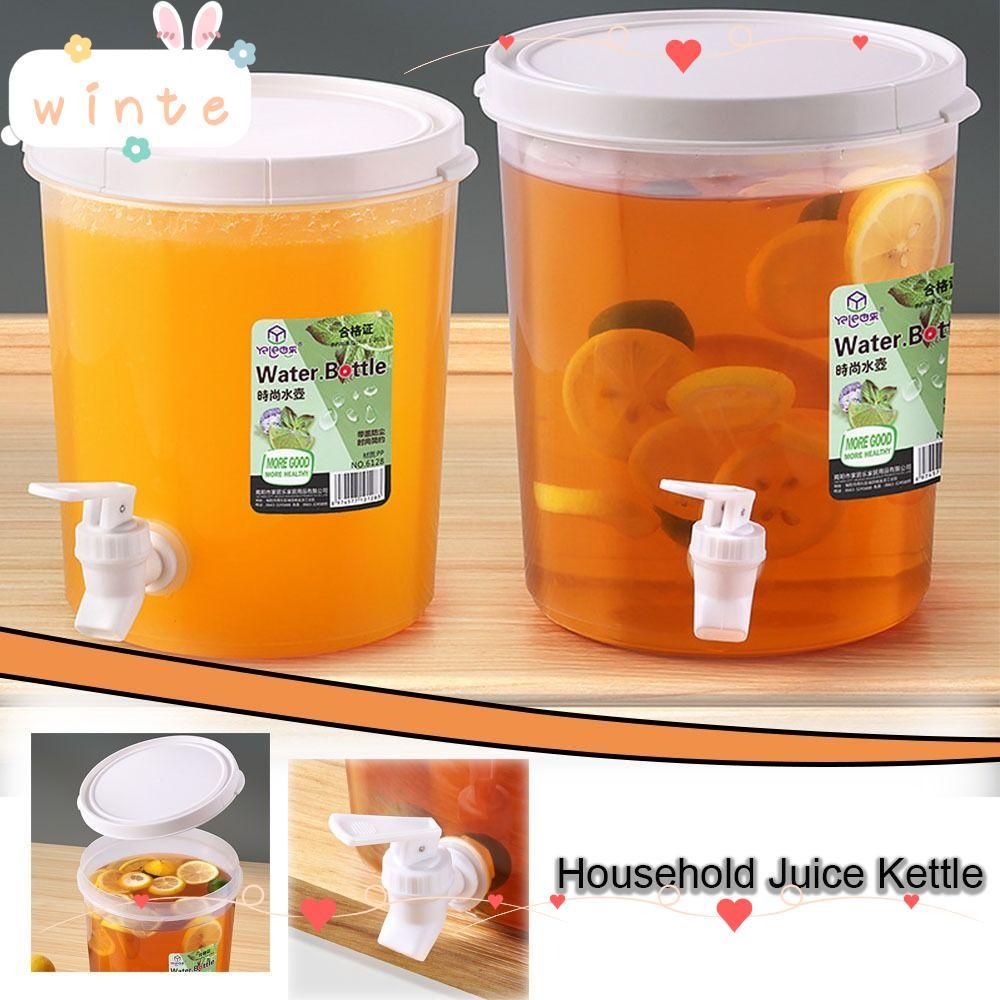 Ấm đun nước ép gia đình WINTE, có nắp Bình đựng nước ép Tủ lạnh Ấm đun nước lạnh, Vòi nước chanh đứn