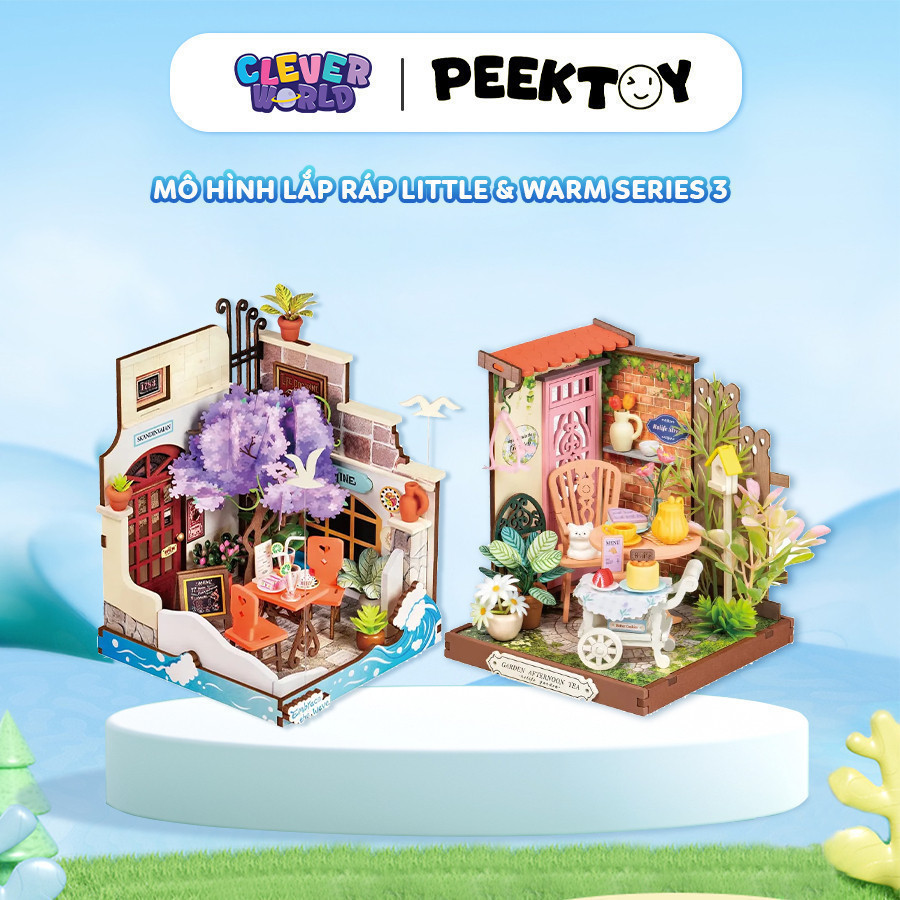 Mô Hình Lắp Ráp Nhà Búp Bê Robotime Rolife Little & Warm Space 3, Đồ Chơi Lắp Ghép Nhà Gỗ DIY, Doll 