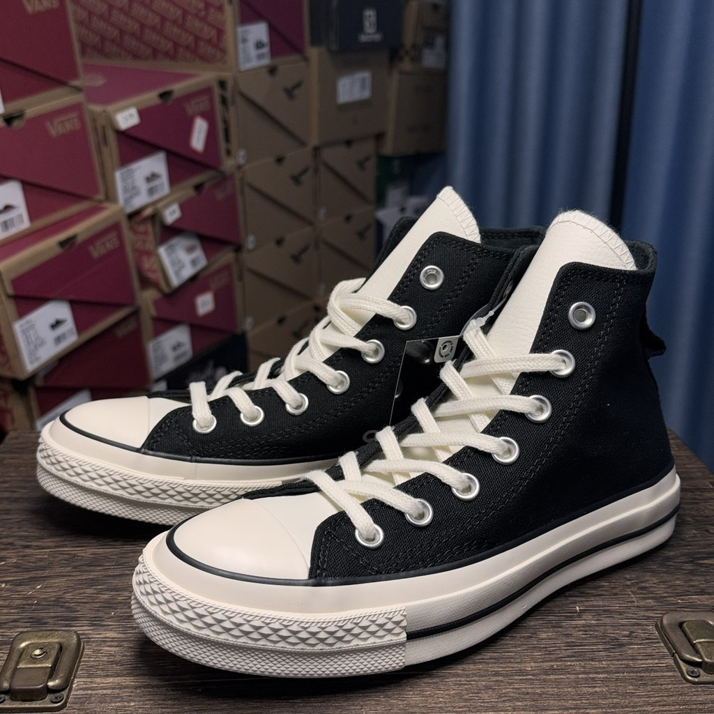 Fear Of God Essentials x Converse 70s - Giày Thể Thao Đen Trắng, Chất Liệu Tốt