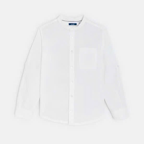 Áo Sơ Mi Cổ Tàu OKAIDI Bé Trai (6–14Y)