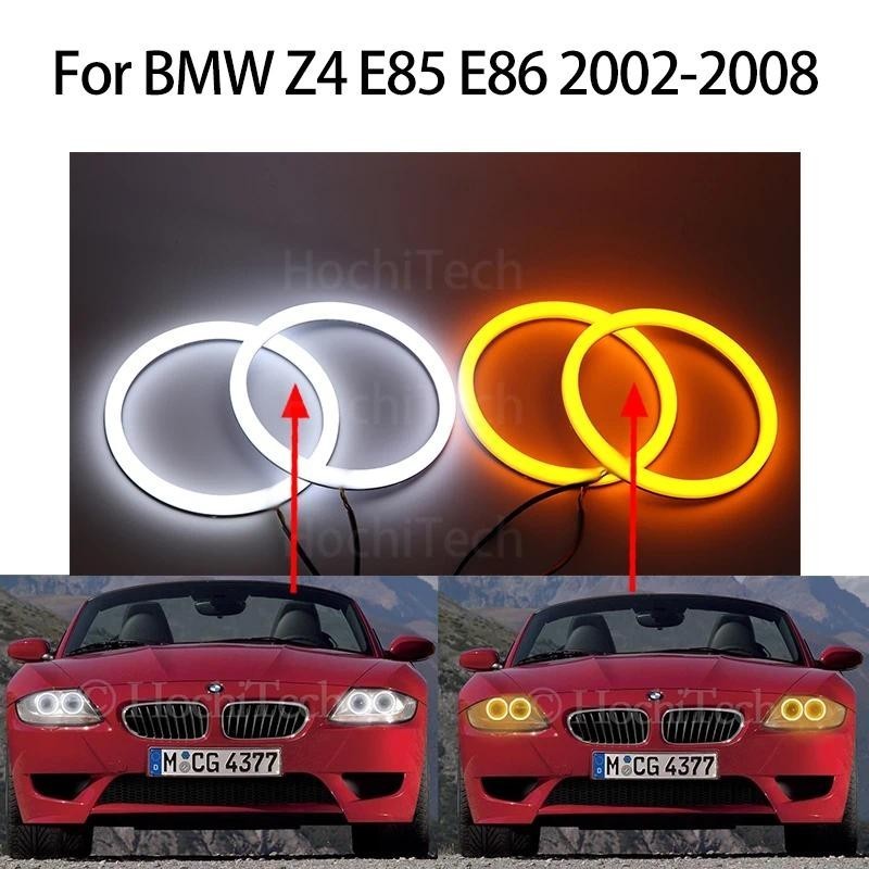 Switchback Cotton light LED Angel Eye Dual White Amber Cho BMW Z4 E85 E86 2002-2008