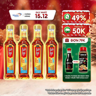   LS  Chọn loại  Nước Mắm Nam Ngư Cá Cơm Tươi Chai Thủy Tinh 500ml 