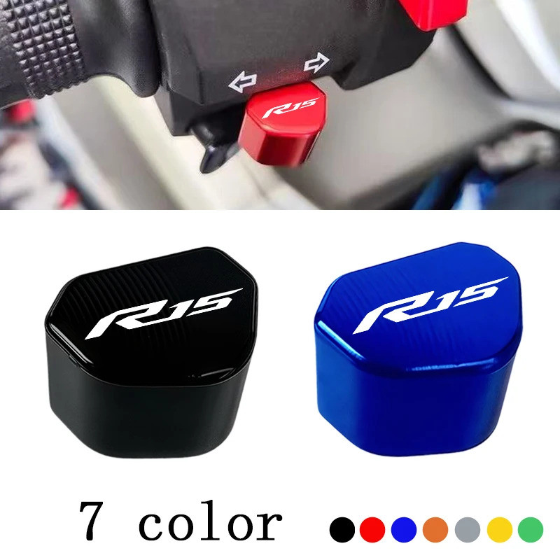 Dành Cho Xe YAMAHA YZF R15 YZFR15 R15 V3 YZF-R15 Phụ Kiện CNC Nhôm Xe Máy Công Tắc Nút Bật Tín Hiệu 