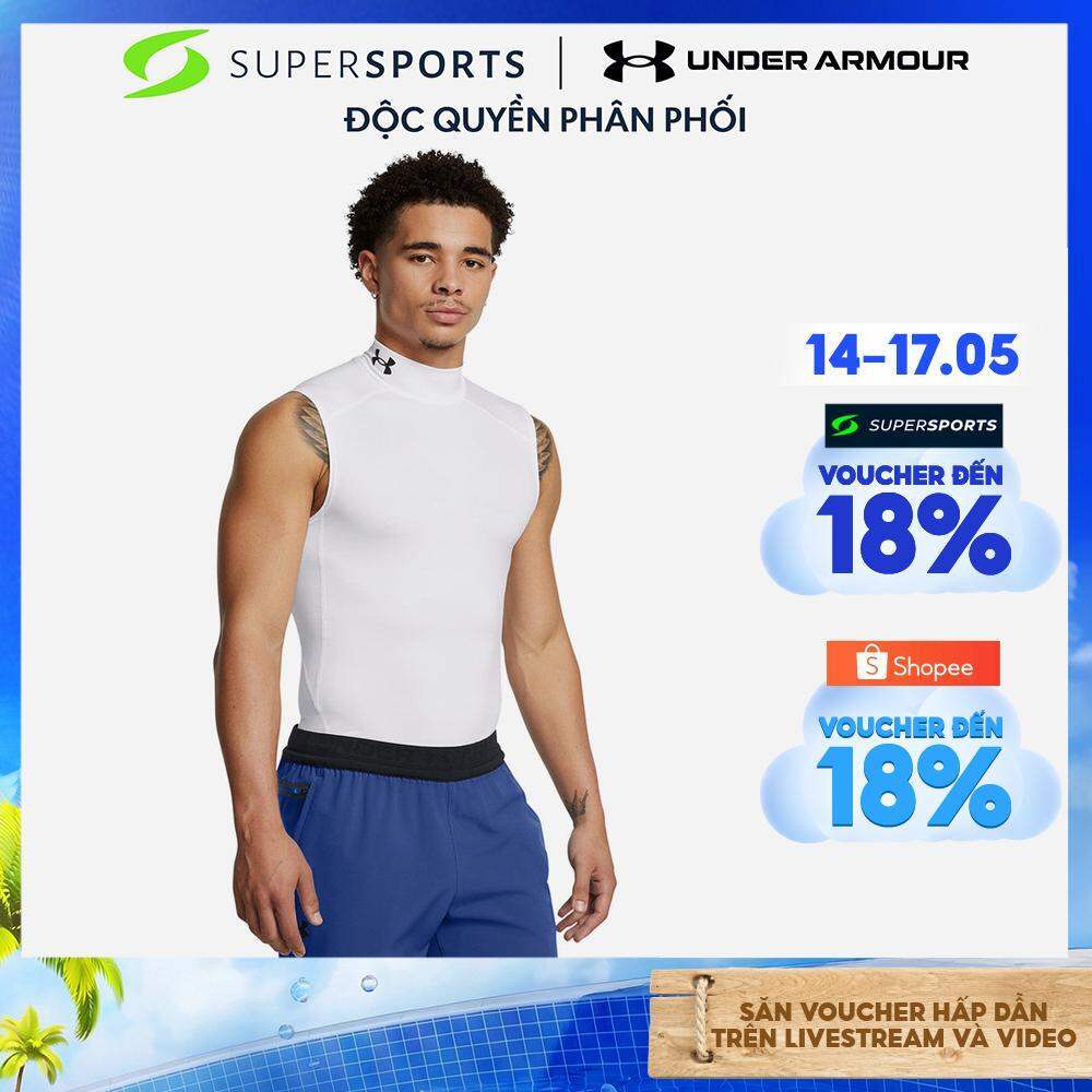 Áo Ba Lỗ Nam Under Armour Heatgear Mock - Trắng - 1361521-100