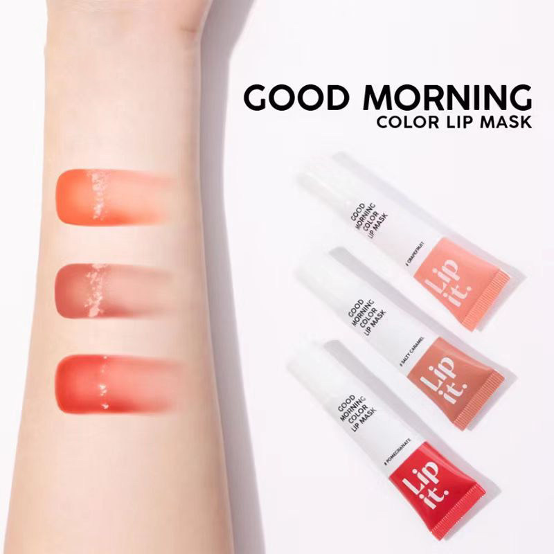 Thái Lan Local 711 LipIt Good Morning Lip Mask Lip Gloss Dưỡng Ẩm Dưỡng Ẩm Phai Màu Lip Lines Render