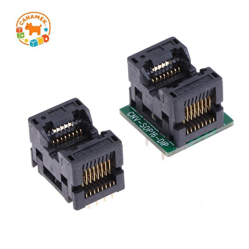 CANAMEK OTS1612704 Enplas SOP16 IC Test Soet 127mm Pitch Easy Chip Thay thế Soet cho phòng thí nghiệ