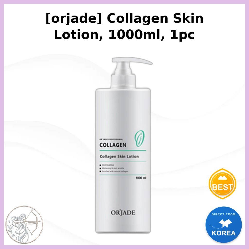 [orjade] Sữa Dưỡng Da Collagen, 1000ml, 1pc / Sữa Dưỡng Collagen Hàn Quốc / Hấp Thụ Nhanh / Chính Hã