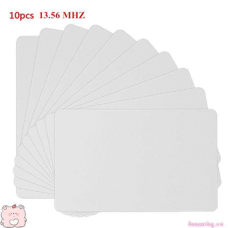 Bộ 10 Thẻ IC Trắng Thẻ NFC Cho Thẻ Chìa Khóa Kiểm Soát Truy Cập Thẻ NFC
