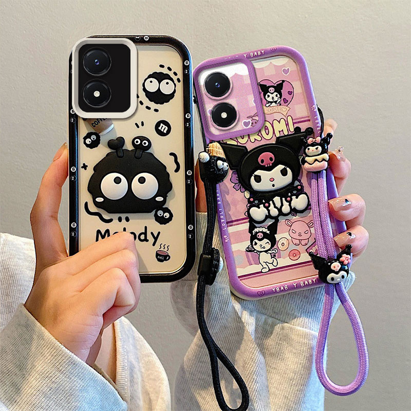 ốp lưng vivo y02s Ốp điện thoại búp bê 3D dễ thương cho ốp lưng vivo y02s
