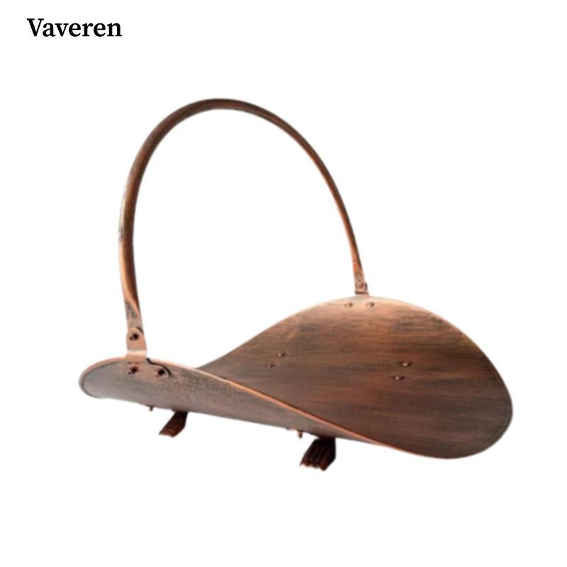 Giá đỡ nhật ký lò sưởi, Hộp đựng trong nhà ngoài trời, Giỏ củi Giá gỗ kim loại cho củi lửa