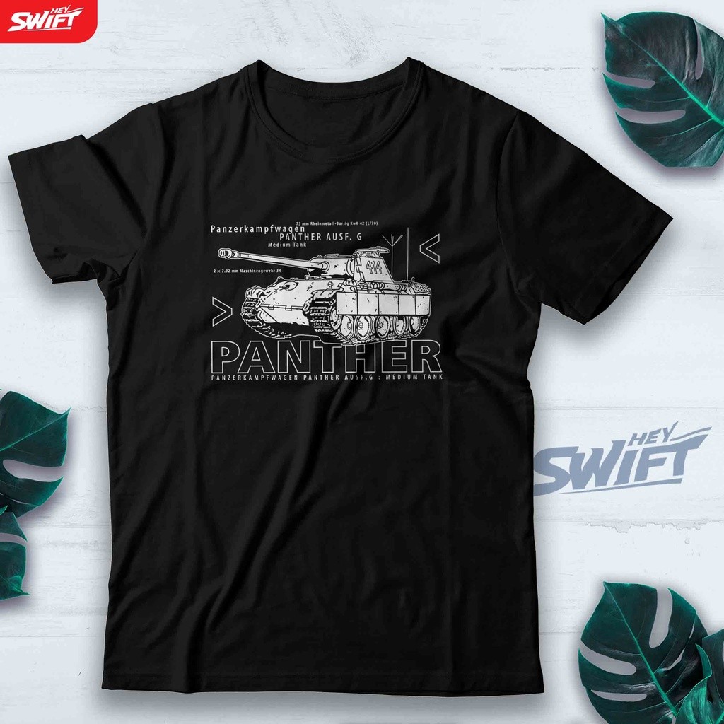 Áo thun chiến tranh quân sự Panther Tank Panzer Microfiber Jersey
