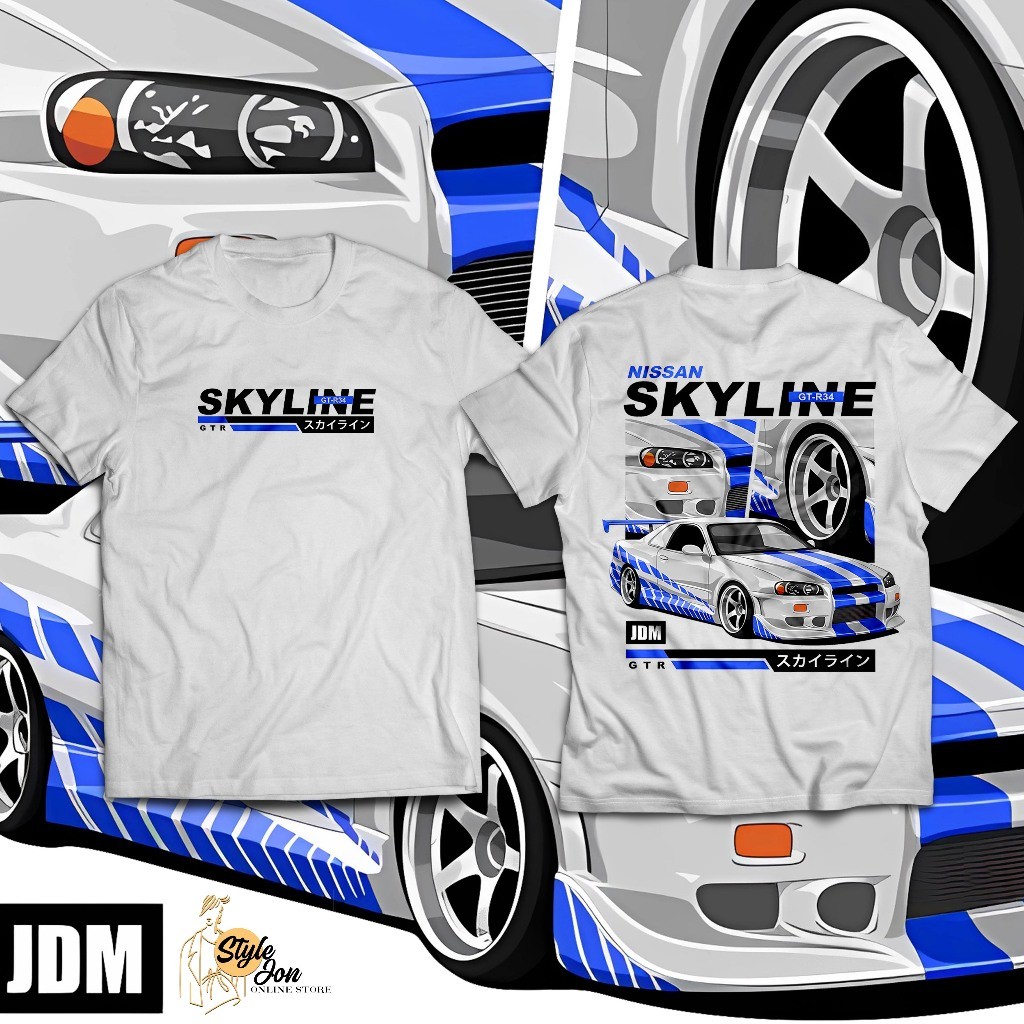 Áo thun Nissan Skyline Gtr 34 Microfiber Jersey
