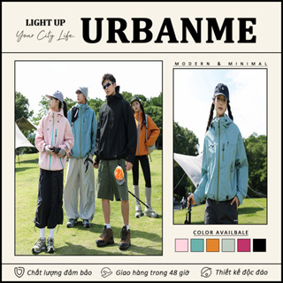   URBANME  Áo Khoác Ngoài Trời Couple Thu Đông | Chống Thấm Nước – Giữ Nhiệt Tốt | Phù Hợp Leo Núi   Đi Lại Hằng Ngày | Tặng Kèm Kính Râm Thời Trang 