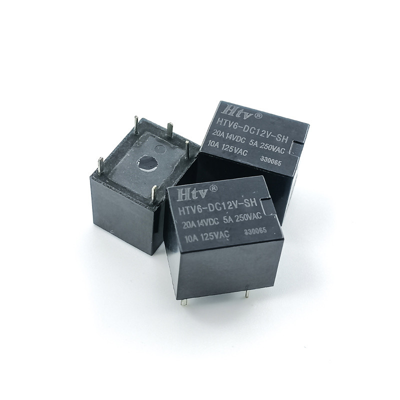 Expo Canton Rơle nguồn HTV6-DC5V DC12V DC24V-SH-SHA 5A 4 chân / 5 chân HKV6