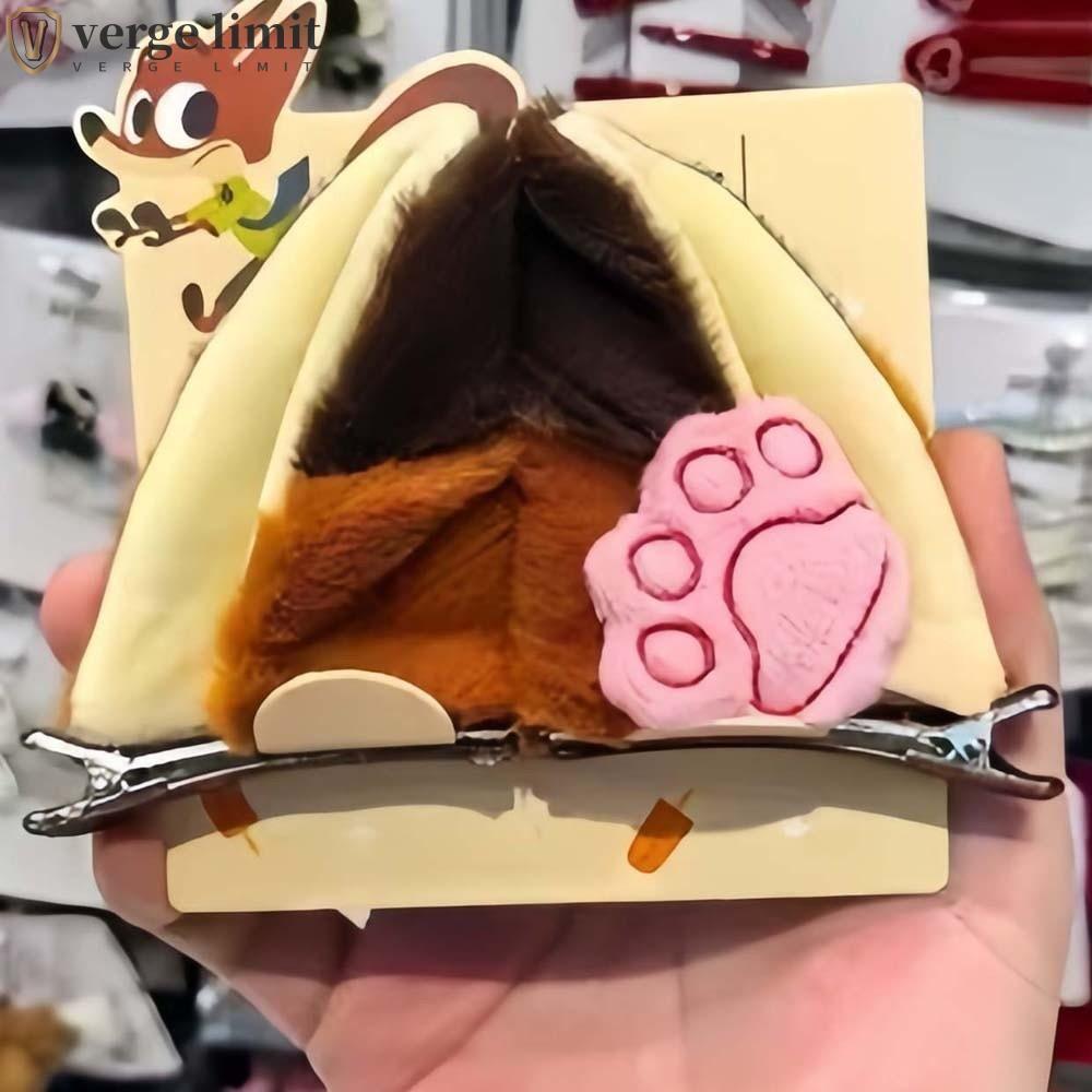 VERGE LIMIT 2 Judy Bunny Hair Clips - Bộ đôi mini barrettes phong cách hoạt hình dễ thương, phù hợp 