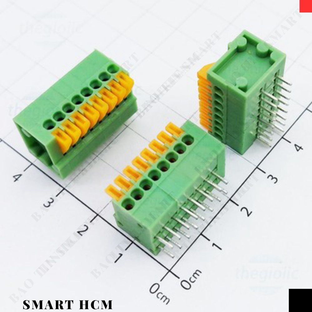 [2 Cái]- KF141-2.54-8-R Terminal Block 8 Tiếp Điểm Cắm Dây Ngang 2.54mm 150V 2A Smart. HCM City
