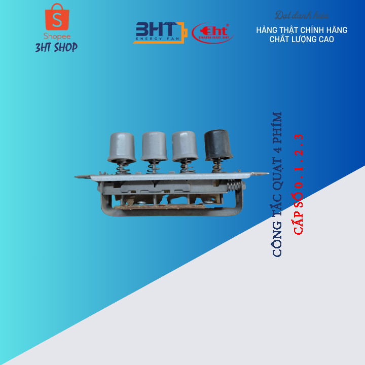 Công tắc quạt bàn 4 nút nhấn