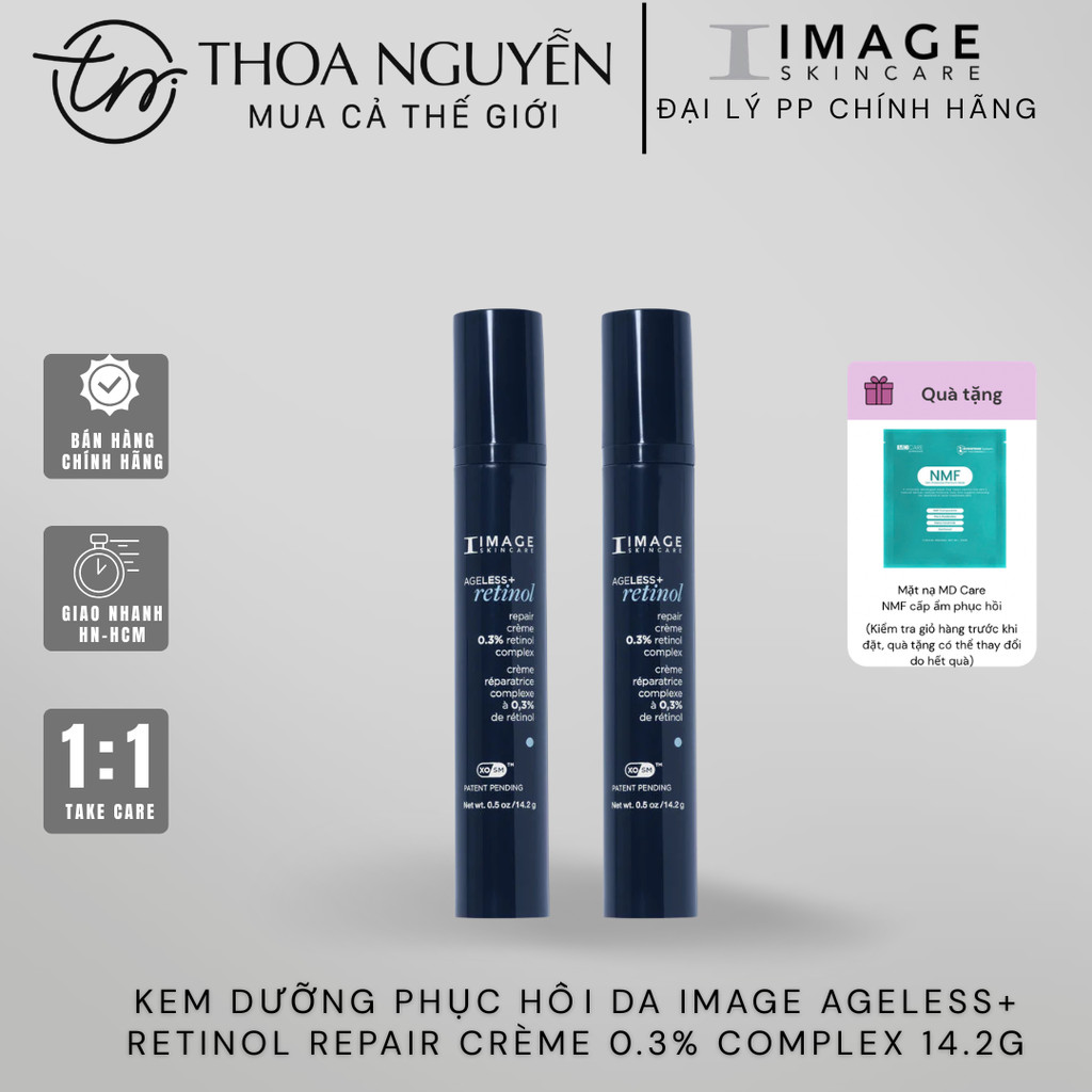 [HÀNG CÔNG TY] Kem Dưỡng Phục Hồi Da Image Ageless+ Retinol Repair Crème 0.3% Complex 14.2g