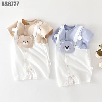 Bộ Body Đùi Bé Trai Giả Yếm Hình Gấu Đáng Yêu MINTSCLOSET BS6727 Quảng Châu
