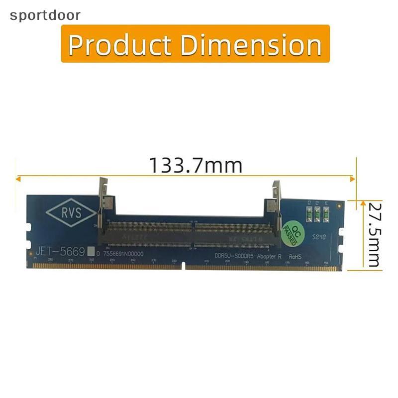 [sportoutdoor] Laptop DDR5 RAM Sang Máy Tính Để Bàn DDR5 U-DIMM Adapter Bảo Vệ Thẻ Nhớ Bộ Chuyển Đổi