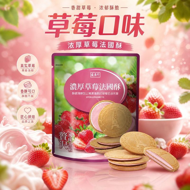Đài Loan Sheng Xiangzhen Matcha Chocolate Cantaloupe Hazelnut Dâu Pháp Sắc Nét Dajia Taro Mỏng Đốt B