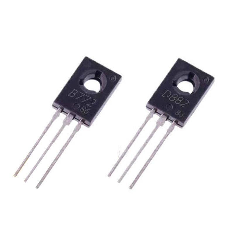 D882 B772 2SD882 2SD772 NPN Công suất vừa phải Transistor In-Line TO-126
