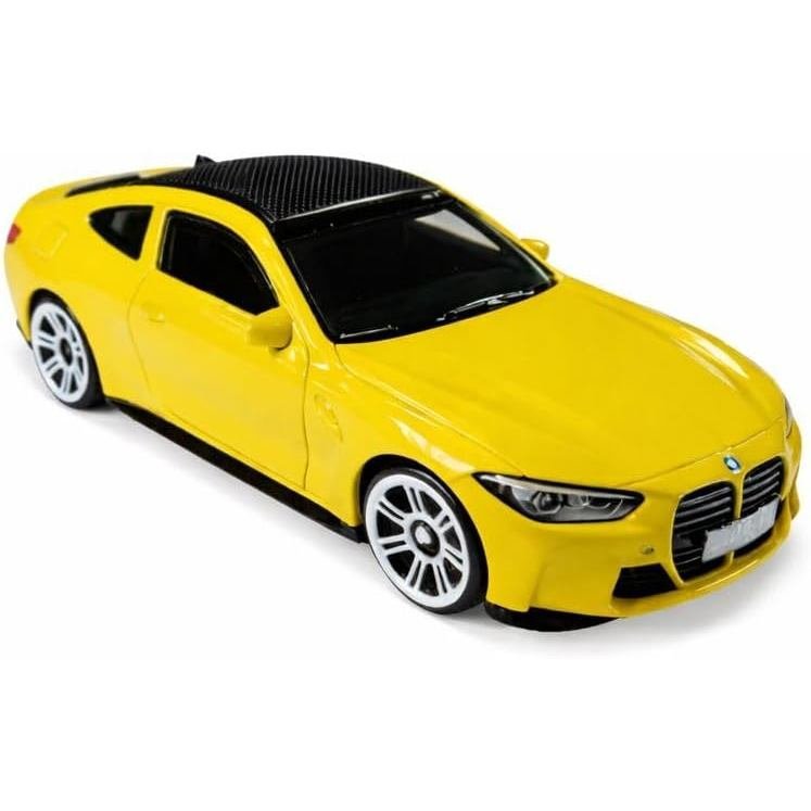 Xe mô hình đúc khuôn tỷ lệ 1: 64 BMW G82 M4 Vàng – Bản sao sưu tập chi tiết Y6F8