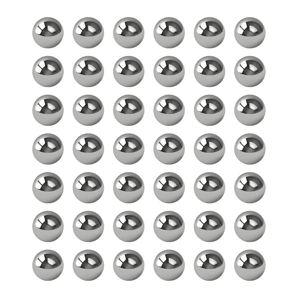 50 CÁI 5 mm / 0,2 "Bóng chịu lực Thép không gỉ 304 Vòng bi rắn G100 Bóng chính xác