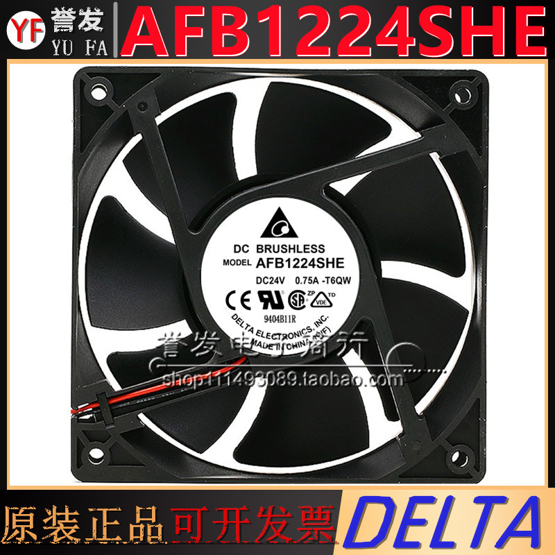 Quạt biến tần Delta AFB1224HE / HHE / VHE / SHE / EHE / GHE 12038 24V 12CM