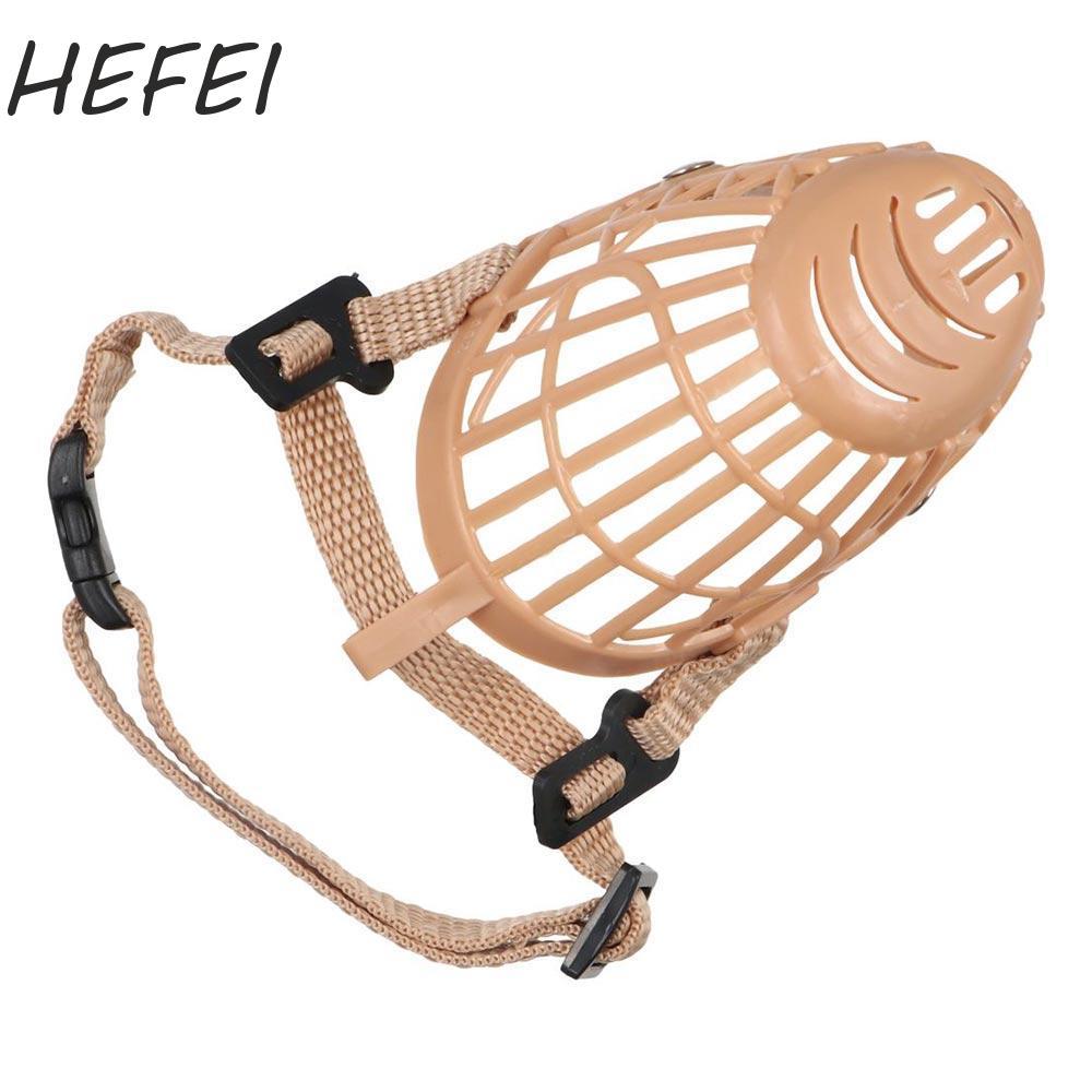 HEFEI Mặt nạ chó HEFEI Lưới vỏ cây thoáng khí Chống cắn Chăm sóc miệng an toàn