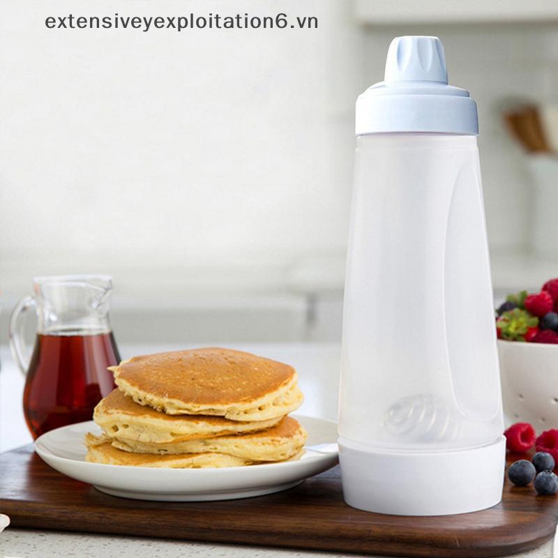 # expen # Chai trộn Batter quay tay Muffin Dispenser Máy đo bơ.