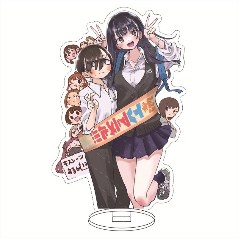 Mô hình Standee Anime Stand Boku no Kokoro no Yabai Yatsu Yamada Anna Acrylic Phụ kiện trang trí để 