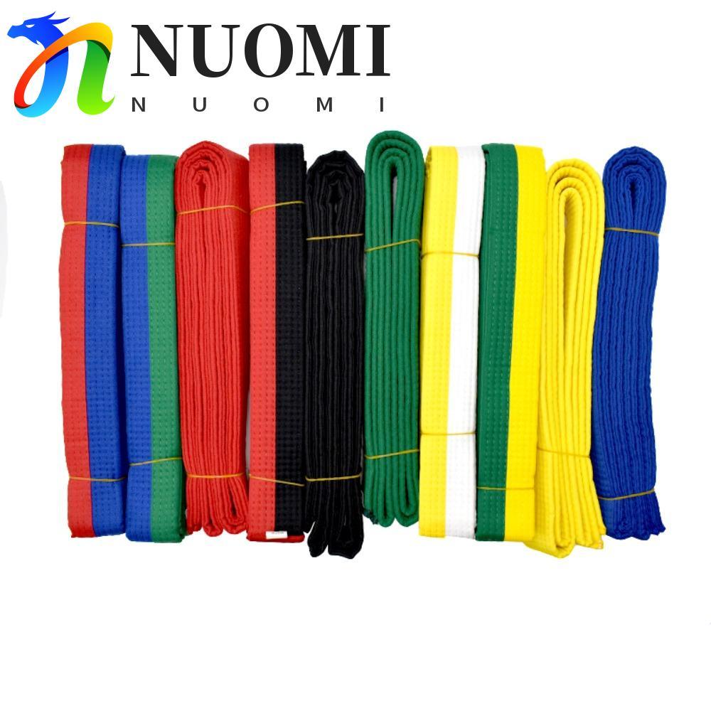 Băng tiêu chuẩn NUOMI sudo Jiu jitsu, Đai Taekwondo đồng phục đen / đỏ / xanh / vàng, Đai thể thao đ